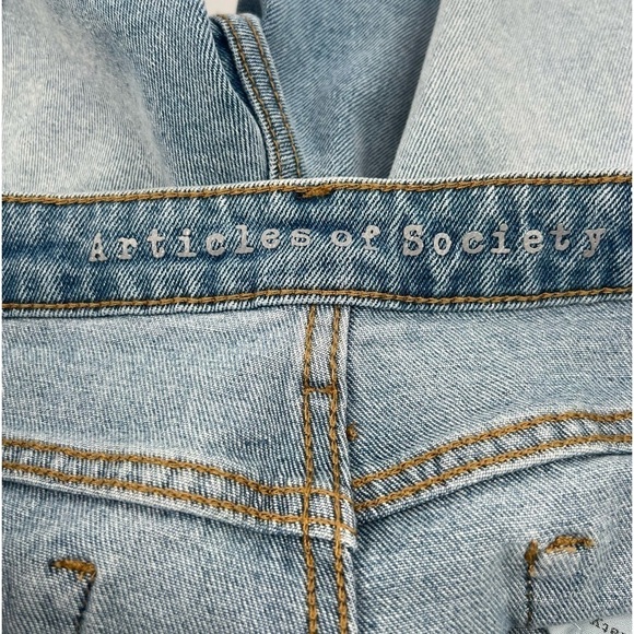 NWT Articles Of Society High Rise Cut Off Denim Jean Shorts Size 28 Women’s - Picture 5 of 9